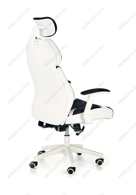 Кресло компьютерное Halmar CHRONO (черный/белый) | изображение 1