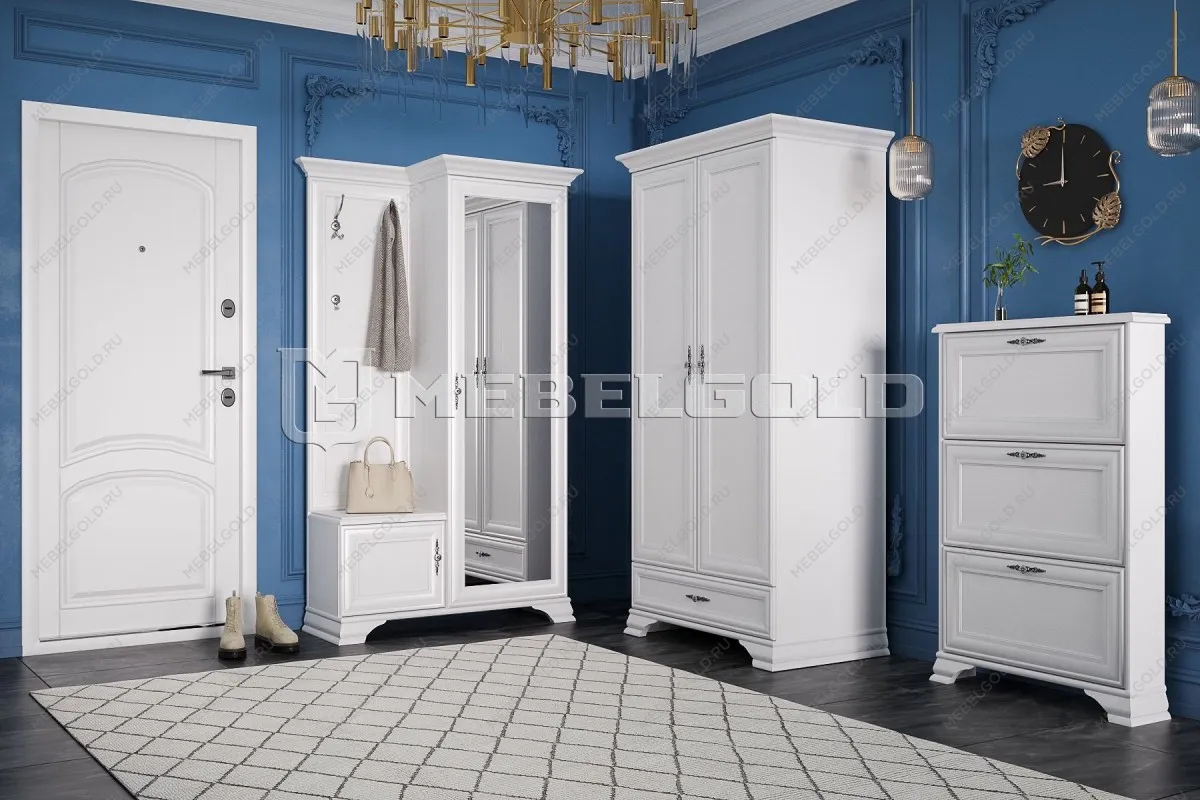 Шкаф Кентаки SZF2D1S белый | изображение 3