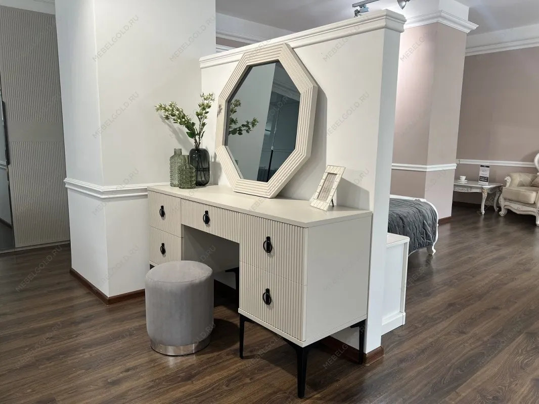 Зеркало Стелла светло серый камень | изображение 5