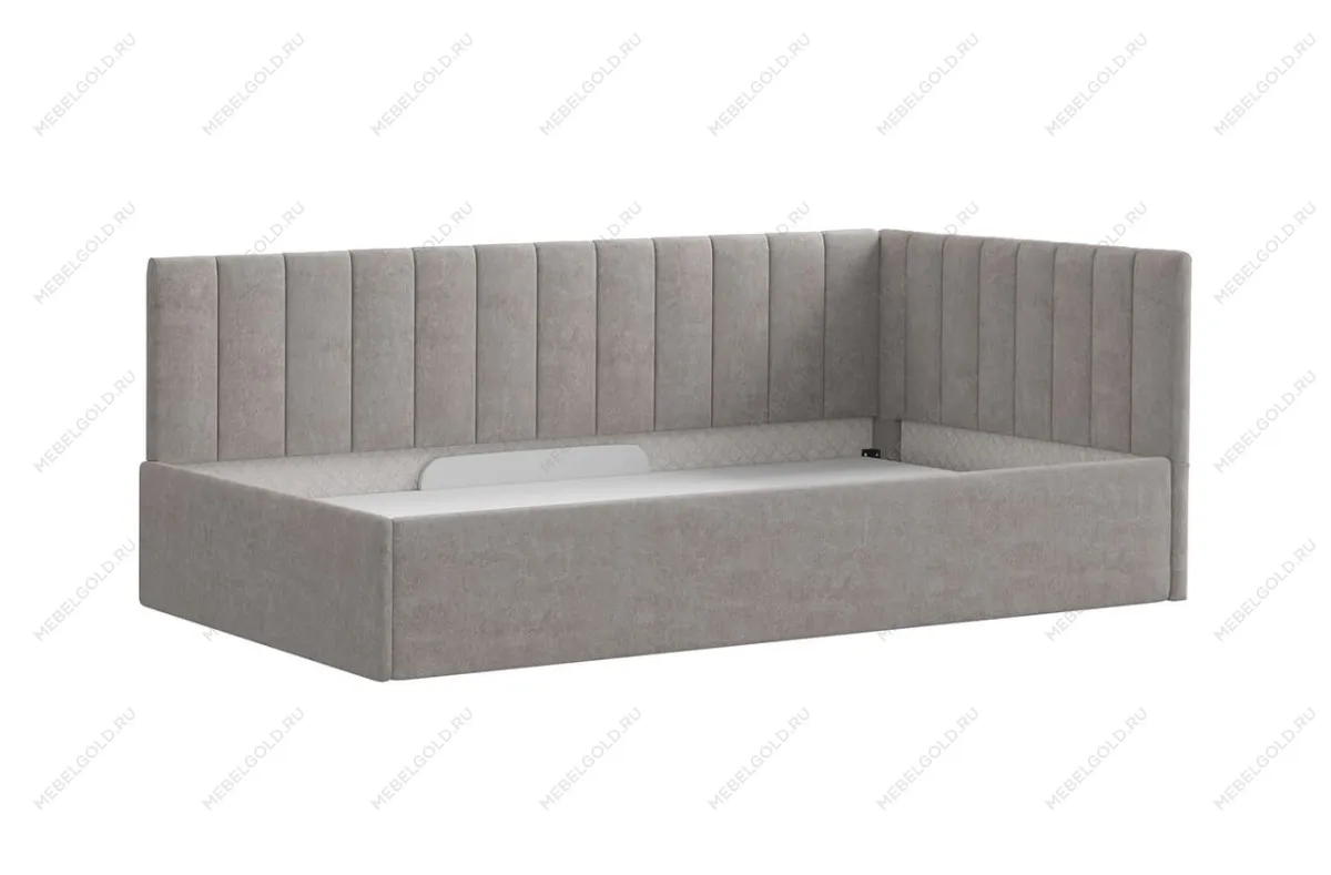 Кровать Сингл 120 угловая с подъемником. Цвет SIMPLE 5 | изображение 3