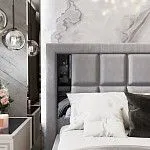 Кровать Замира 180x200 см серый камень | изображение 3