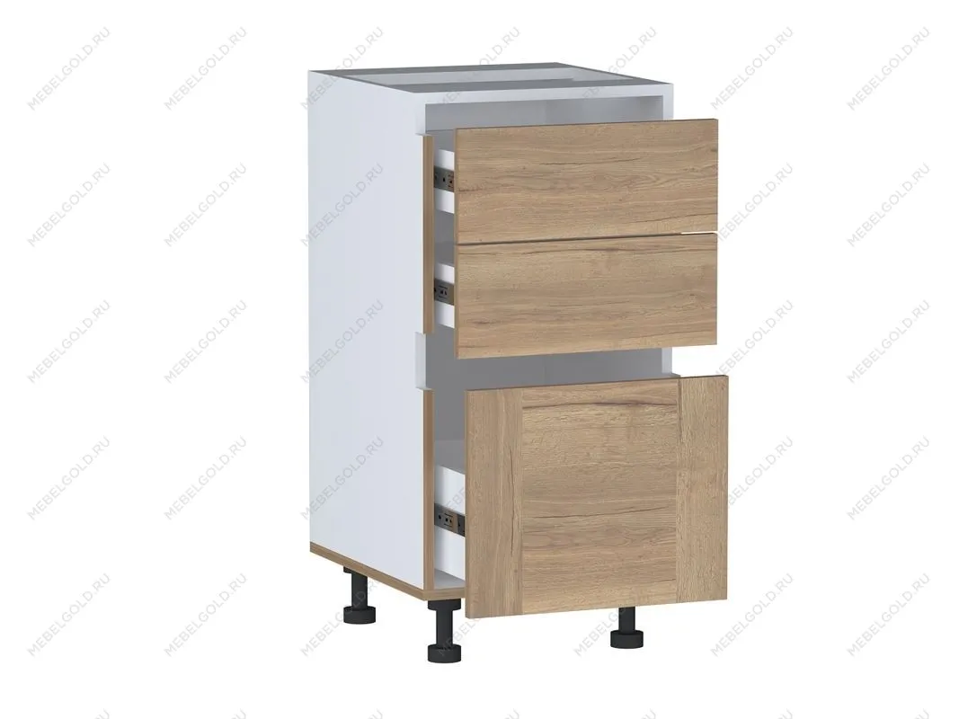 Стол с ящиками СЯ-40 NEW, Сити (400*470*820) Дуб Галифакс натуральный, 20846 | изображение 1