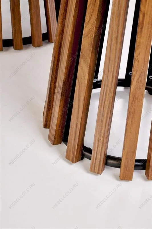 Стол журнальный Halmar CARINA (бежевый мрамор/орех) | изображение 10