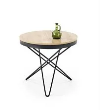 Стол журнальный Halmar LEILA (натуральный/черный)