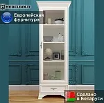 Шкаф-витрина Кентаки REG1W1S белый | изображение 1