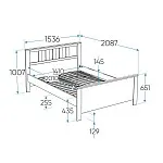 Двуспальная кровать Сага | изображение 11