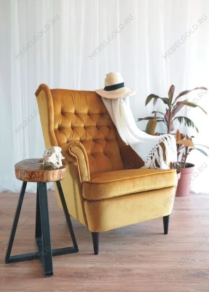 Кресло Signal HARRY VELVET (карри/венге) | изображение 4