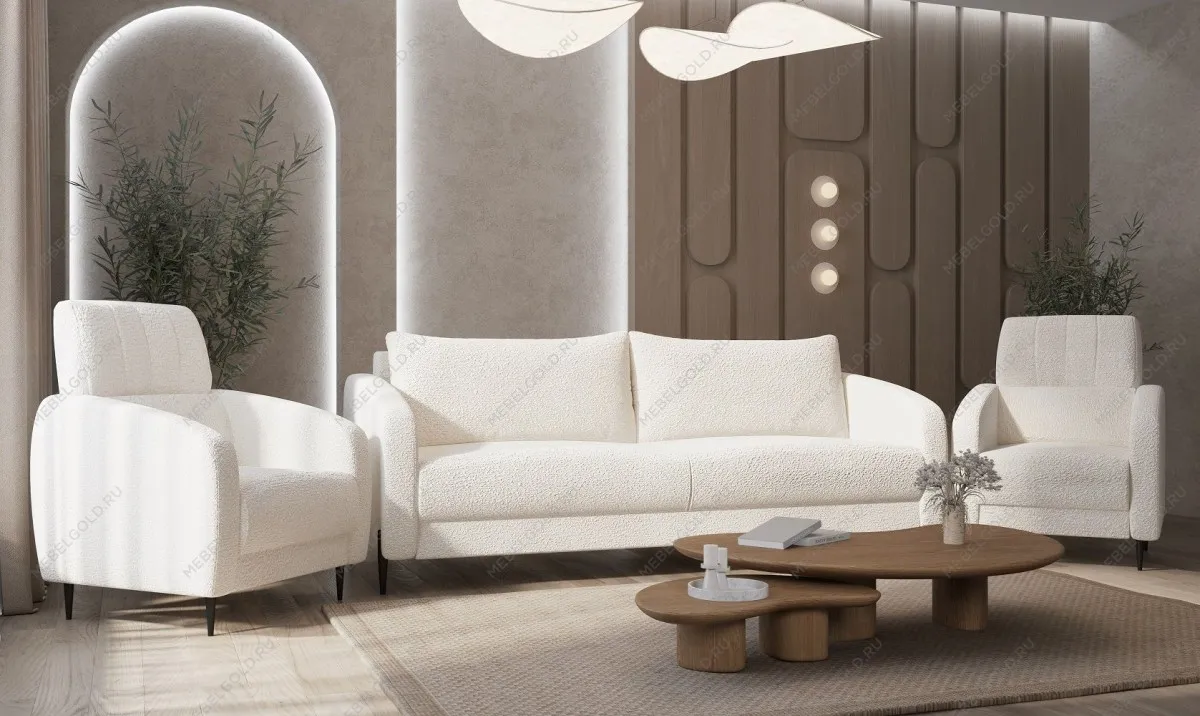 Диван Стелла 3х местный белый | изображение 5