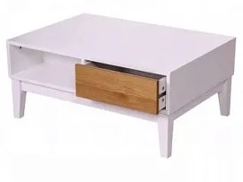 Стол Квадро (молочный дуб/светлый дуб)