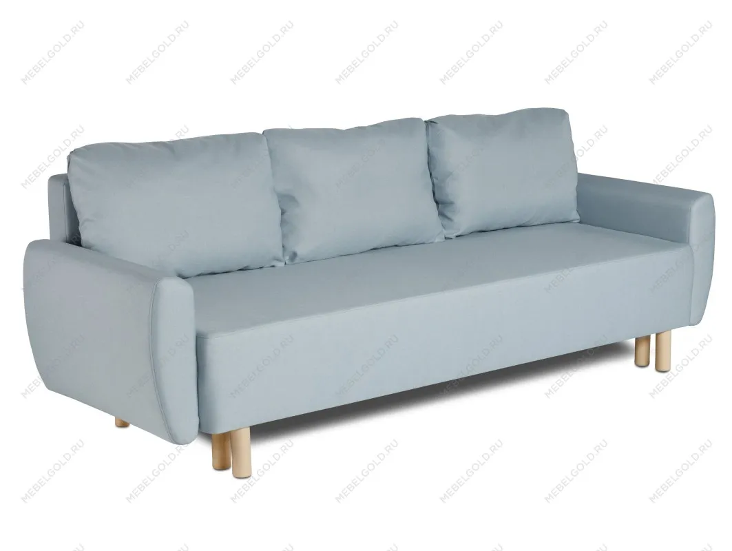 Диван-кровать ТУЛИСИЯ, 232х90х78 см, пастельно-голубой | изображение 2