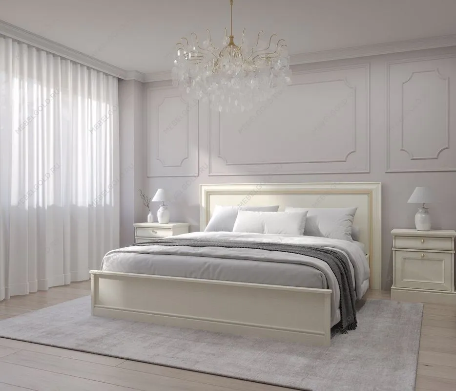 Кровать (каркас) 1200, Сиена (1490*2110*1100) Береза бежевая, 12324 | изображение 1