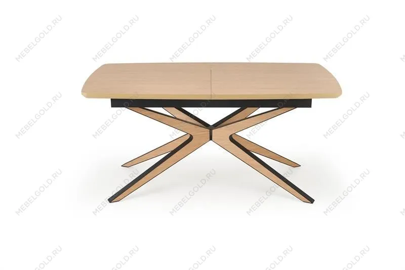 Стол обеденный Halmar JAMES 160 (натуральный/черный/натуральный) | изображение 8