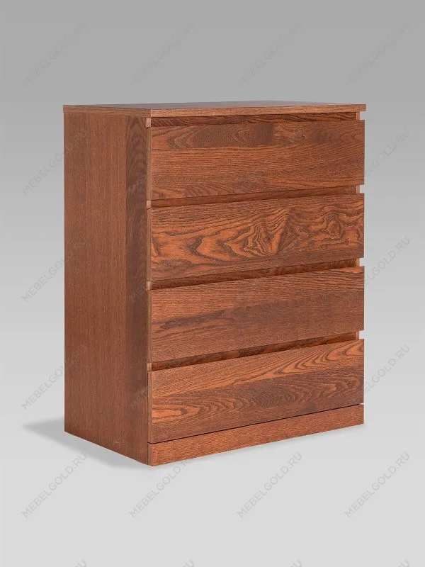 Комод Варма Прайм, 4 ящика, 80х100х48 см, шпон натурального дерева, ясень коричневый | изображение 8