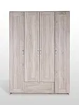 Шкаф Сириус, 4 двери и 1 ящик, 156х59х220 см, дуб сонома | изображение 5