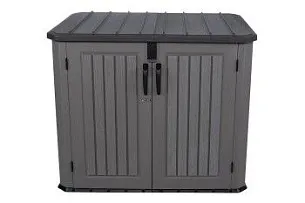 Ящик пластиковый WoodLook, 1380 л, серый