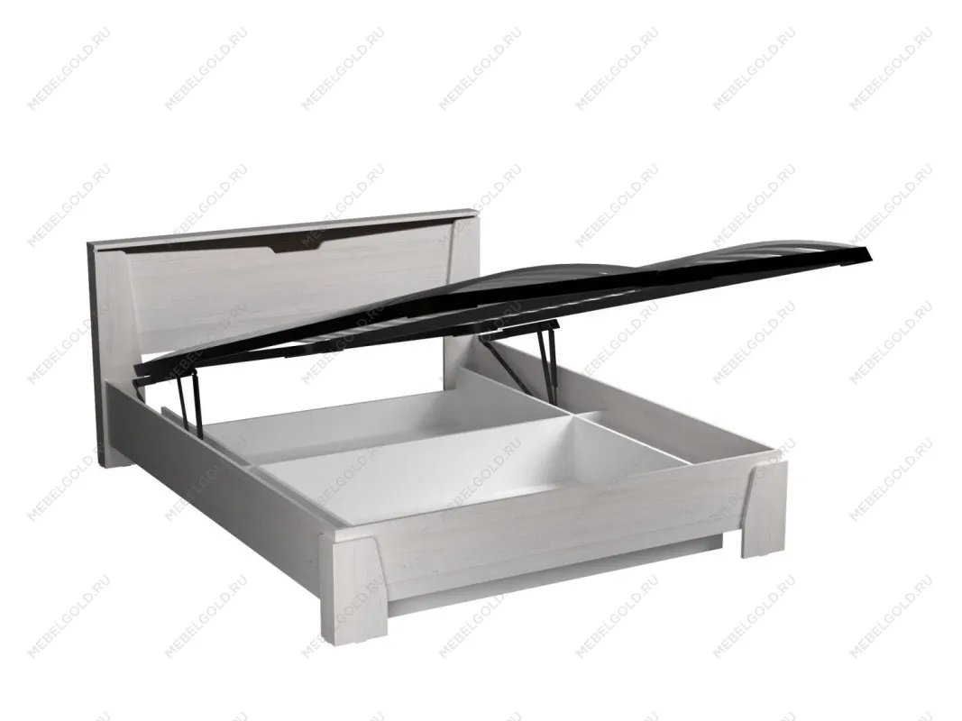 Кровать Люкс 1600 с подъемным механизмом, Гарда Prime (1674*2142*876), Дуб Винтерберг