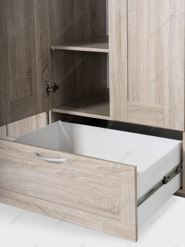 Шкаф Сириус, 3 двери и 1 ящик, 117х59х220 см, дуб сонома | изображение 13