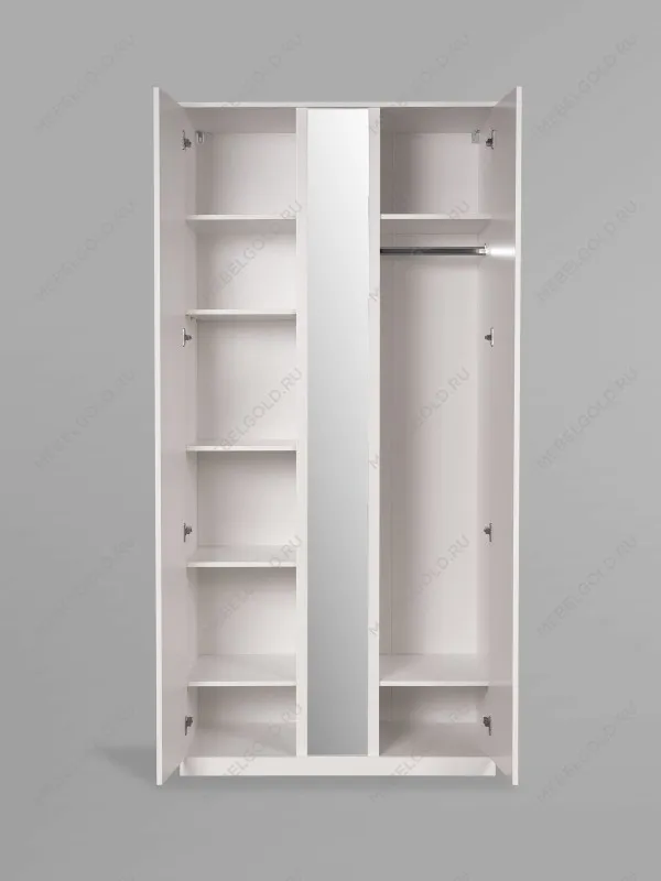 Шкаф распашной Варма СТОР, 105х57х222 см, белый | изображение 8