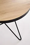 Стол журнальный Halmar LEILA (натуральный/черный) | изображение 2