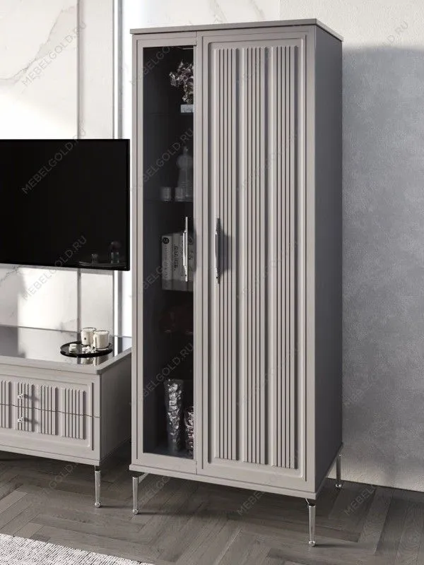 Гостиная Замира 2+тв+2 серый | изображение 4