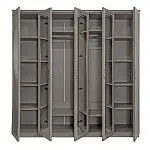 Шкаф Мишель Лайт 5-дверный серый камень | изображение 3