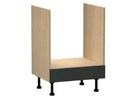 Стол под духовой шкаф СД-60, Женева (600*520*870) Дуб Палермо/Зеленый матовый, 21918