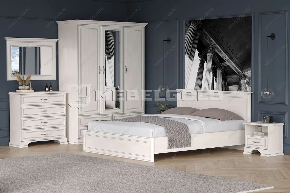 Тумба прикроватная Тиффани 1S вудлайн кремовый | изображение 4