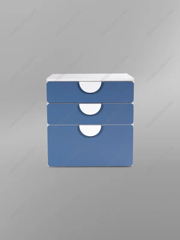 Комод Пикси, 3 ящика 60x57x60, озорной василек | изображение 11