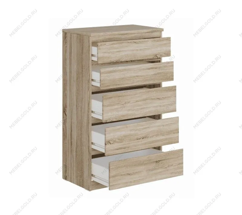 КАСТОР (KULLEN) комод ИКЕА / IKEA 5 ящиков сонома | изображение 2