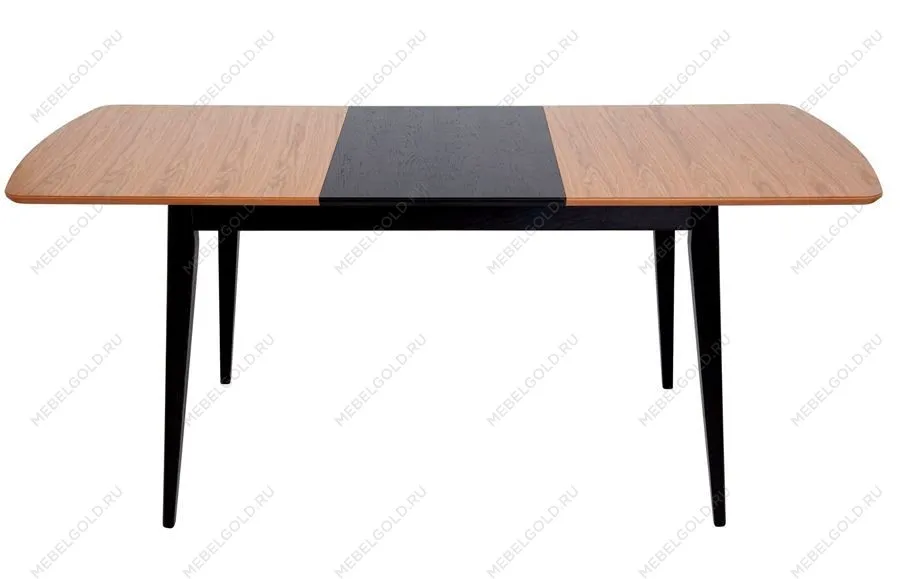 Стол Одиссей-1 (столешница Дуб натуральный/шпон дуб/подстолье и ноги Венге) | изображение 1