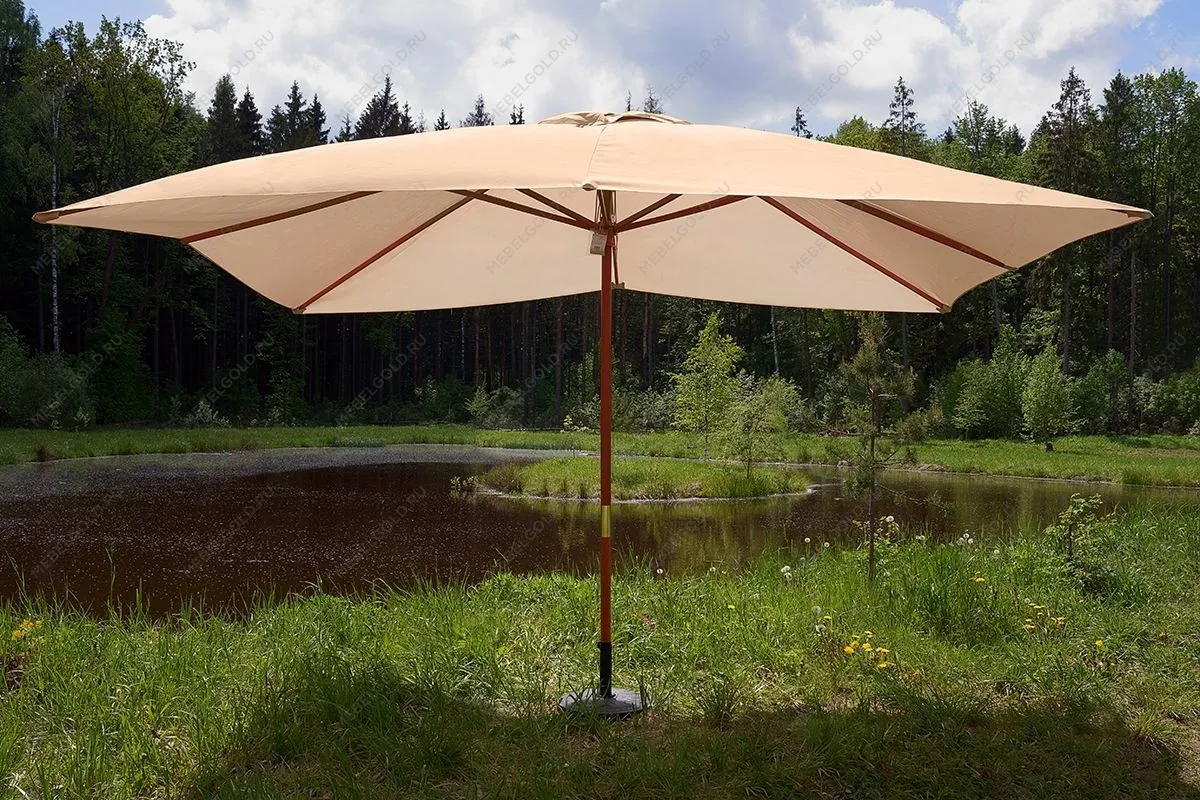 Зонт Неаполь Бежевый 3х3 | изображение 1