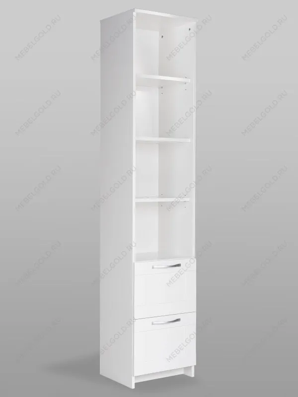 Стеллаж Сириус, 2 ящика, 39х35х190 см, белый | изображение 11