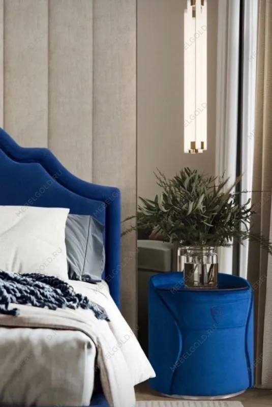 Пуф-тумба Гравитация (бархат) серебро Sweet dreams PS-101 | изображение 1