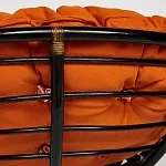 Кресло-качалка Papasan с подушкой Античный коричневый/оранжевый | изображение 7