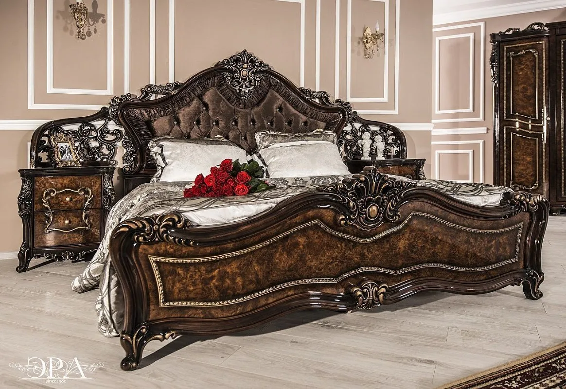 м. Марьина Роща - Кровать Джоконда 160х200 см корень дуба глянец