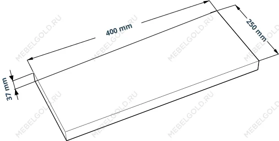 КАЛЛАКС / ФОРА Полка настенная ИКЕА / IKEA 1.4, тамбурат, дуб беленый | изображение 2