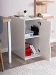 Тумба с дверцей Ингар, 36х71х53 белая | изображение 3