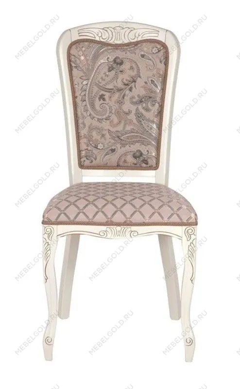 Стул Мартин (тон 308 + патина золото/ткань Афитап розовый/компаньон) | изображение 3