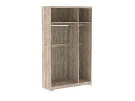 Шкаф 3-х дверный (без дверей), Юта (1370*519*2300) Дуб Мария, 12213