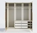 Шкаф Лейла 4-дверный светло серый камень | изображение 2