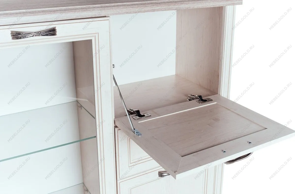 Шкаф с витриной Монако 1V2D1S | изображение 2