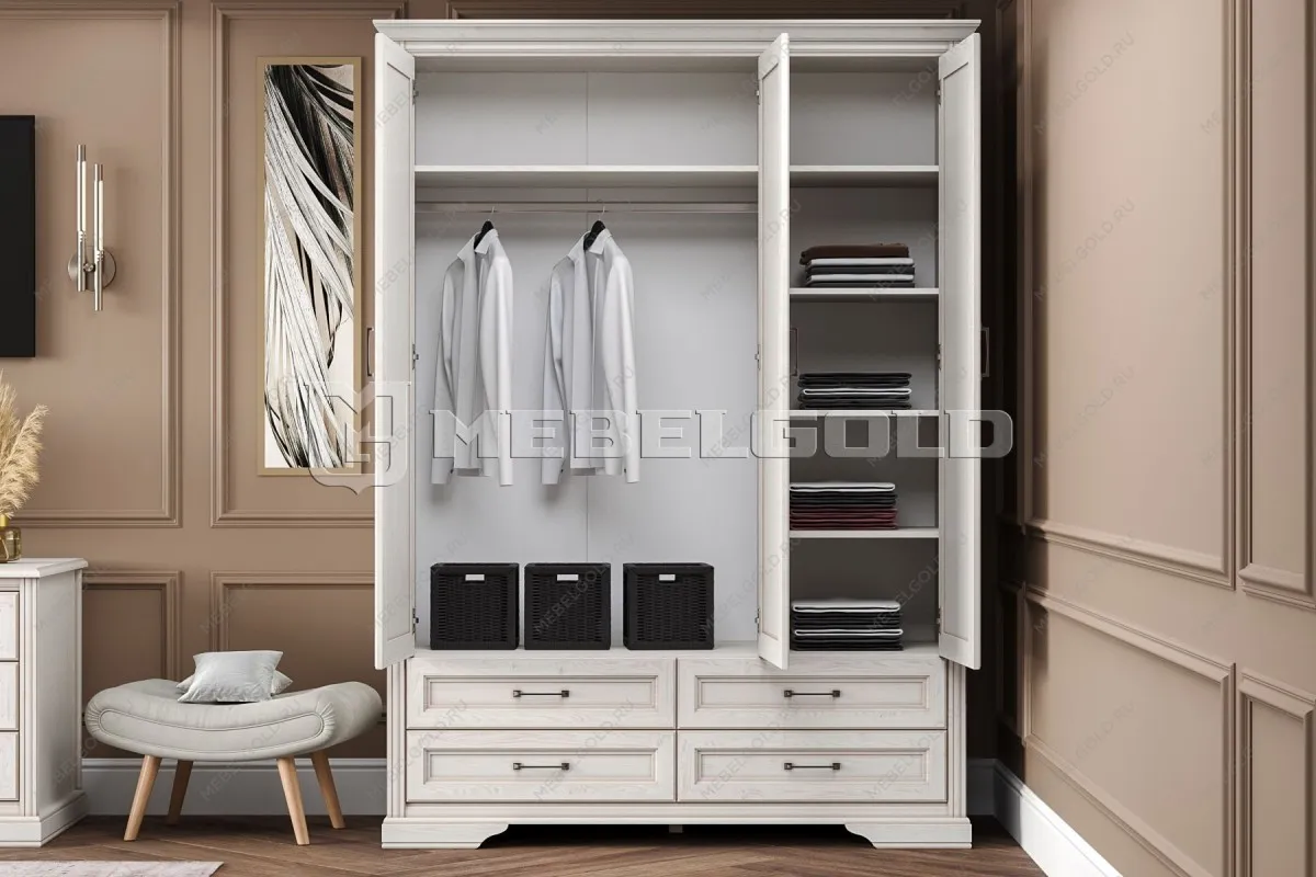 Шкаф Стилиус SZF3D4S (Лиственница сибирская) | изображение 3