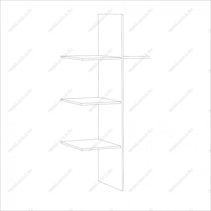 Полки со штангой Мишель для 2