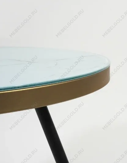 Стол журнальный Signal VEGA B (мраморный эффект/черный) | изображение 4