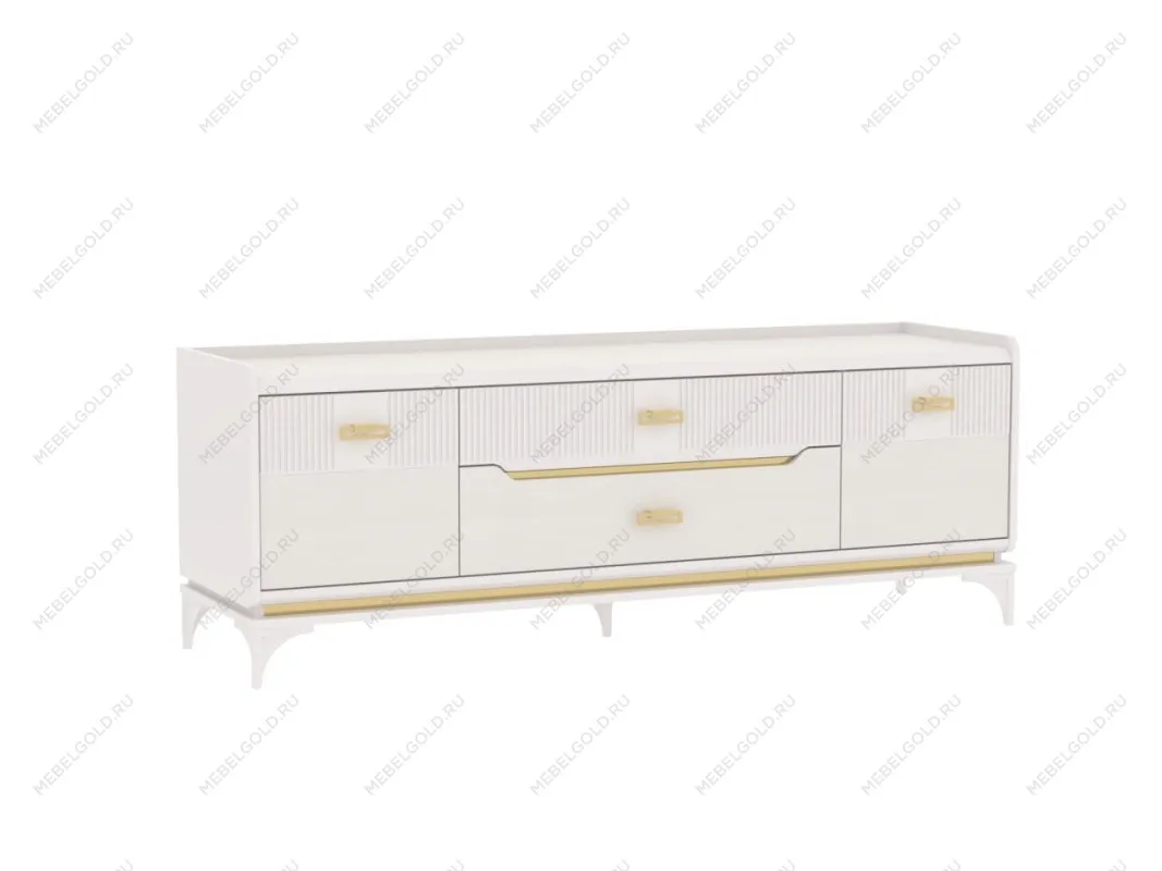 Тумба ТВ, Сиде (1600*447*582) Белый, 32206