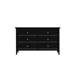Комод большой 6 ящиков Manhattan (Черный)
