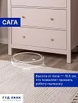 Комод Сага, 3 ящика, 92х100х51 см, кашемир/ясень | изображение 3