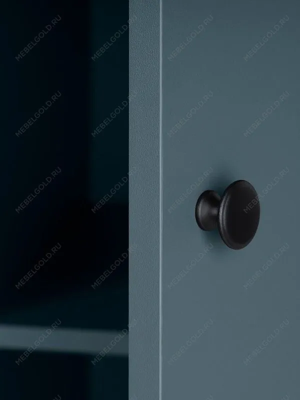 Шкаф распашной Сага, 3 двери, 132х64х215 см, темно-бирюзовый/ясень | изображение 6