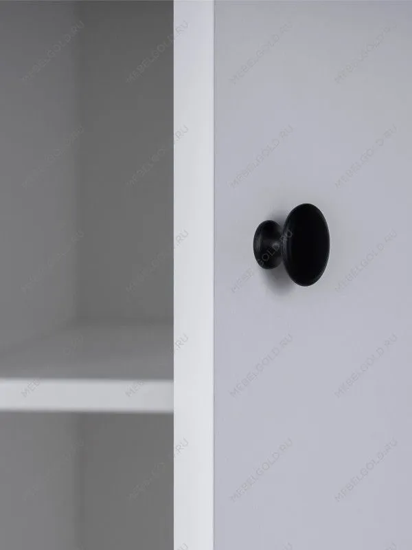 Шкаф распашной Сага, 3 двери, 132х64х215 см, белый | изображение 4