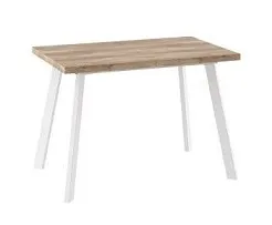 Стол раздвижной Бьерн-110 (Дуб каньон/Белый) 110(142)х70